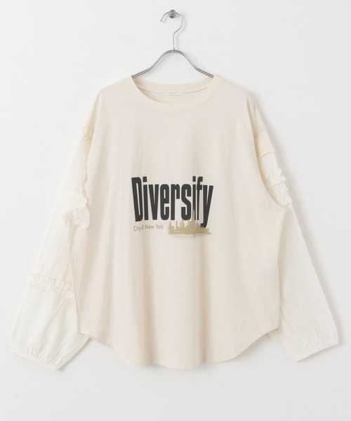 KBF / ケービーエフ フリルスリーブドッキングTEE KBF / ケービーエフ フリルスリーブドッキングTEE : タカシマヤ