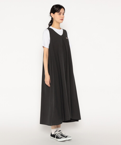 DANTON（ダントン）の「WOMEN'S HIGH COUNT COTTON V NECK DRESS