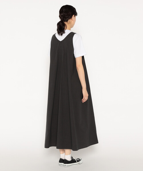 DANTON（ダントン）の「WOMEN'S HIGH COUNT COTTON V NECK DRESS