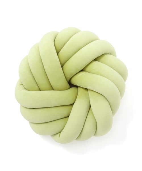 Francfranc（フランフラン）の「ブレイド クッション ツイスト ライトグリーン（クッション/クッションカバー・レディース・ライトグリーン・FREE）」の2枚目の写真