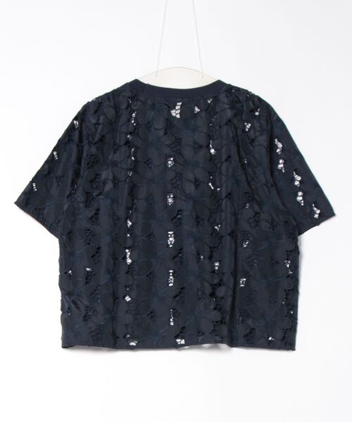 【アトリエまりこ】✴️花モチーフ&レース　ロング　 ブラック アトリエまりこ 花柄 レース ロングワンピース マキシ丈 素敵