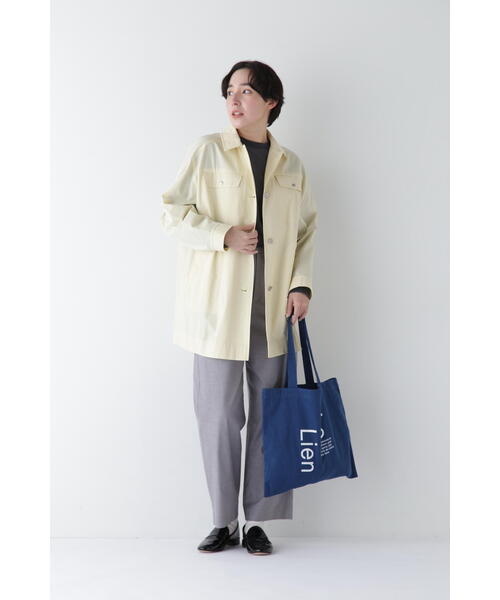 human woman（ヒューマンウーマン）の「【ピンク/WEB限定カラー】◆ミニ裏毛ロゴトレーナー（Tシャツ/カットソー・レディース・ピンク/ホワイト/イエロー/グレー系その他・MEDIUM）」の13枚目の写真