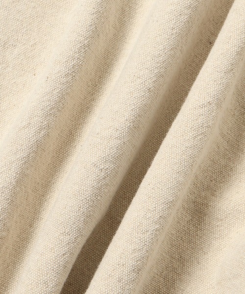 ADAM ET ROPE'（アダムエロペ）の「【WILD LIFE TAILOR】コットンリネン オックス カットオフパンツ / セットアップ対応（スラックス・メンズ・ブラック/キナリ・L/M）」の10枚目の写真