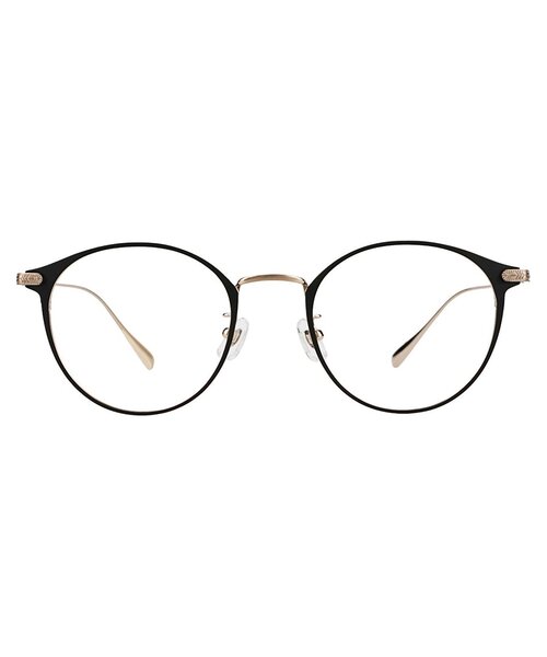 UNITED ARROWS(ユナイテッドアローズ)の「【WEB限定】ボストン型 サングラス|調光サングラス|レンズの色が変わる|彫金|ゴールド|メタル|UVカット|紫外線対策|ユナイテッドアローズ|Zoff|UNITED ARROWS(サングラス・レディース・ブラウン系その他/ブラック系その他6・FREE)」の5枚目の写真