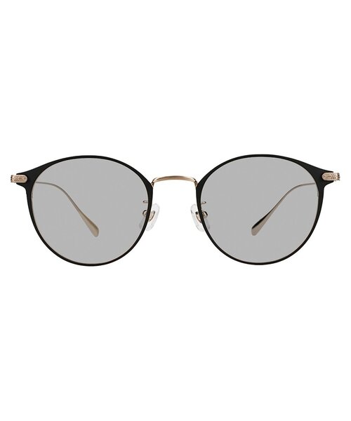 UNITED ARROWS(ユナイテッドアローズ)の「【WEB限定】ボストン型 サングラス|調光サングラス|レンズの色が変わる|彫金|ゴールド|メタル|UVカット|紫外線対策|ユナイテッドアローズ|Zoff|UNITED ARROWS(サングラス・レディース・ブラウン系その他/ブラック系その他6・FREE)」の6枚目の写真