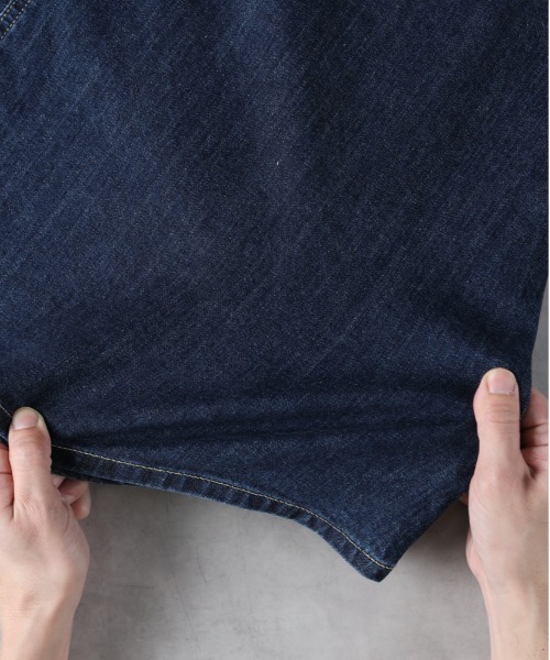 SOMETHING（サムシング）の「【SOMETHING】スプレッドスカート（デニムスカート・レディース・ダークインディゴブルー・M/L/S）」の13枚目の写真