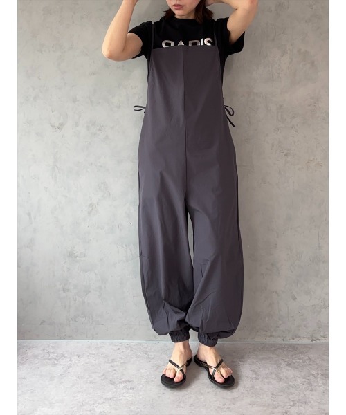 Day and Grade(デイアンドグレイド)の「【ZOZOTOWN限定アイテム】撥水サロペット(サロペット/オーバーオール・レディース・ブラック/チャコールグレー・FREE)」の21枚目の写真