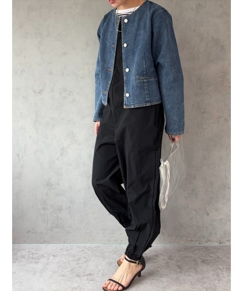 Day and Grade(デイアンドグレイド)の「【ZOZOTOWN限定アイテム】撥水サロペット(サロペット/オーバーオール・レディース・ブラック/チャコールグレー・FREE)」の18枚目の写真