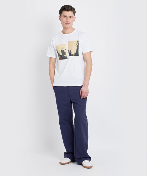 agnes b.(アニエスベー)の「コットン フォトプリント 半袖 Tシャツ "Photo ombres"(Tシャツ/カットソー・レディース・ホワイト・X-LARGE/MEDIUM/LARGE/SMALL)」の6枚目の写真