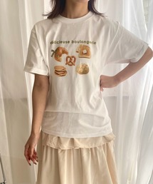 『低身長用サイズあり』スイーツプリント半袖Tシャツ