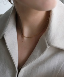 TEN. | 18KGP バリーコーンチェーンネックレス(ネックレス)