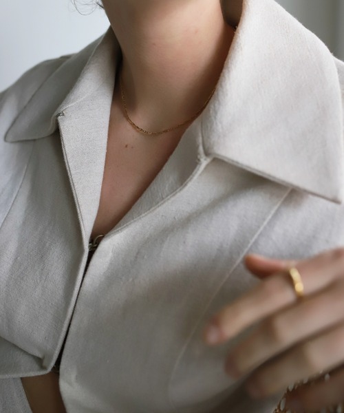 TEN.（テン）の「18KGP バリーコーンチェーンネックレス（ネックレス・レディース・ゴールド・FREE）」の4枚目の写真