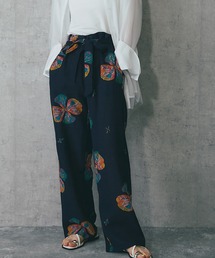 黒 花柄 パンツ　コムコム　値下げ中 パンツ 花柄パンツ レディース メンズ : ZOZOTOWN Yahoo!店