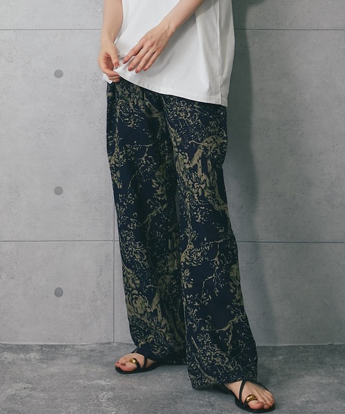 ayakawasaki フラワーパンツ ayakawasaki 花柄パンツ ayakawasaki花柄