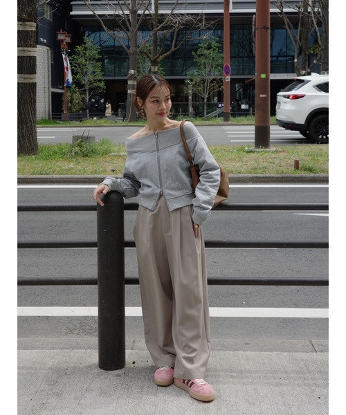 JUMELLE（ジュメロ）の「stripe slacks（スラックス・レディース・グレー/ベージュ・MEDIUM/SMALL）」の12枚目の写真
