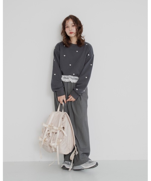 JUMELLE（ジュメロ）の「stripe slacks（スラックス・レディース・グレー/ベージュ・MEDIUM/SMALL）」の18枚目の写真