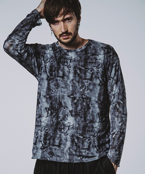 NO ID.(ノーアイディ)の「mlt5166-シアーBIG-PO プルオーバー(その他トップス・メンズ・F/B/P/ブラック・ONE SIZE)」の3枚目の写真