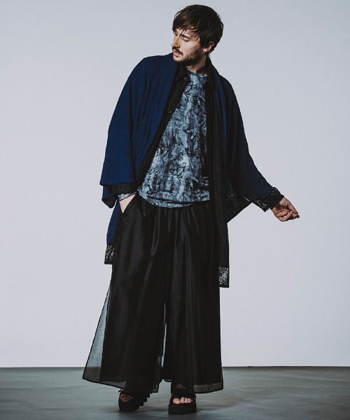 NO ID.(ノーアイディ)の「mlt5166-シアーBIG-PO プルオーバー(その他トップス・メンズ・F/B/P/ブラック・ONE SIZE)」の22枚目の写真