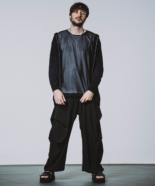 NO ID.(ノーアイディ)の「mlt5166-シアーBIG-PO プルオーバー(その他トップス・メンズ・F/B/P/ブラック・ONE SIZE)」の19枚目の写真