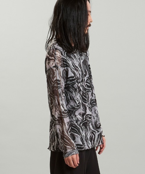 NO ID.(ノーアイディ)の「mlt5166-シアーBIG-PO プルオーバー(その他トップス・メンズ・F/B/P/ブラック・ONE SIZE)」の17枚目の写真