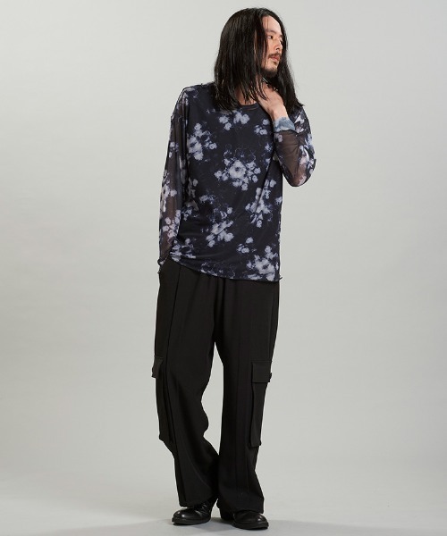 NO ID.(ノーアイディ)の「mlt5166-シアーBIG-PO プルオーバー(その他トップス・メンズ・F/B/P/ブラック・ONE SIZE)」の13枚目の写真