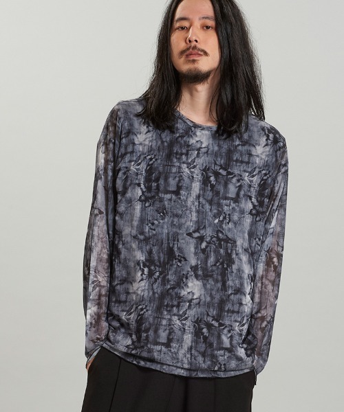 NO ID.(ノーアイディ)の「mlt5166-シアーBIG-PO プルオーバー(その他トップス・メンズ・F/B/P/ブラック・ONE SIZE)」の11枚目の写真
