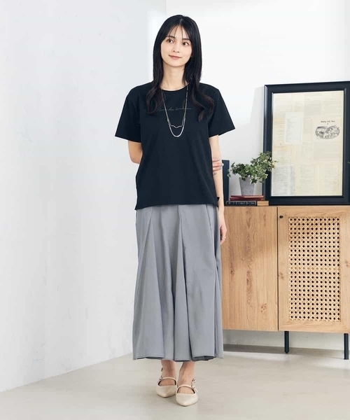a.v.v(アーヴェヴェ)の「【コットン100%】ハンドレター調ロゴTシャツ(Tシャツ/カットソー・レディース・ホワイト/ブラック/グレー系その他・40/38/36/34/42)」の17枚目の写真