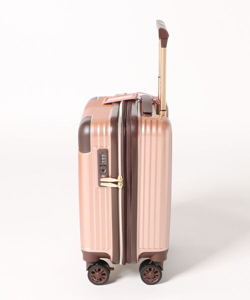marie claire(マリ・クレール)の「【marie claire/マリクレール】 コインロッカーサイズ キャリーケース 26L(29L)(スーツケース/キャリーバッグ・レディース・ブラウン/アイボリー/ガンメタ/ピンク・FREE)」の5枚目の写真