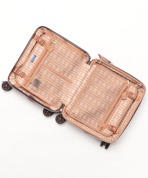 marie claire(マリ・クレール)の「【marie claire/マリクレール】 コインロッカーサイズ キャリーケース 26L(29L)(スーツケース/キャリーバッグ・レディース・ブラウン/アイボリー/ガンメタ/ピンク・FREE)」の7枚目の写真