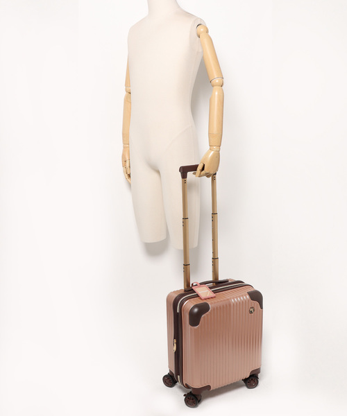 marie claire(マリ・クレール)の「【marie claire/マリクレール】 コインロッカーサイズ キャリーケース 26L(29L)(スーツケース/キャリーバッグ・レディース・ブラウン/アイボリー/ガンメタ/ピンク・FREE)」の11枚目の写真