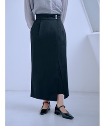 ラップデザインハイウエストスカート 【低身長・小柄女性】