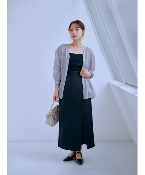 COHINA（コヒナ）の「ラップデザインハイウエストスカート 【低身長・小柄女性】（スカート・レディース・ブラック/ベージュ/グリーン・XS-Short/XS-Regular/S-Short/S-Regular）」の17枚目の写真