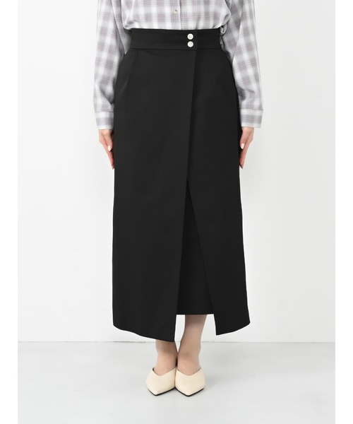 COHINA（コヒナ）の「ラップデザインハイウエストスカート 【低身長・小柄女性】（スカート・レディース・ブラック/ベージュ/グリーン・XS-Short/XS-Regular/S-Short/S-Regular）」の20枚目の写真