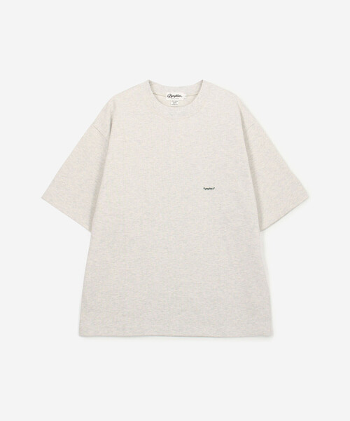 GYMPHLEX（ジムフレックス）の「Gymphlex | ロゴ刺繍 半袖ビッグTシャツ MEN（Tシャツ/カットソー・メンズ・オフホワイト/ネイビー/グリーン系その他/ブルー系その他/ライトグレー・M/L）」の3枚目の写真