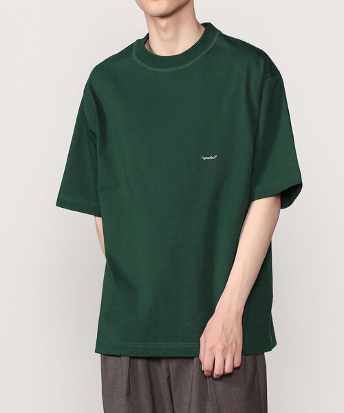 GYMPHLEX（ジムフレックス）の「Gymphlex | ロゴ刺繍 半袖ビッグTシャツ MEN（Tシャツ/カットソー・メンズ・オフホワイト/ネイビー/グリーン系その他/ブルー系その他/ライトグレー・M/L）」の4枚目の写真