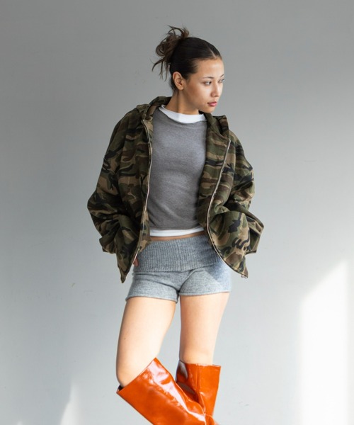 FIG&VIPER（フィグアンドバイパー）の「CAMOスウェットフーディ（パーカー・レディース・カーキ・FREE）」の7枚目の写真