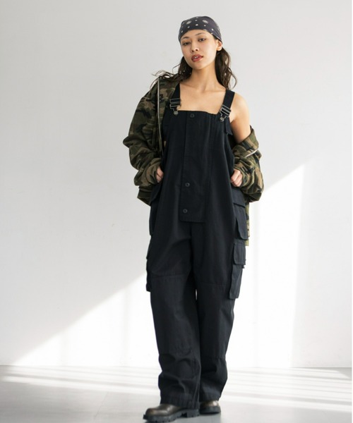 FIG&VIPER（フィグアンドバイパー）の「CAMOスウェットフーディ（パーカー・レディース・カーキ・FREE）」の13枚目の写真