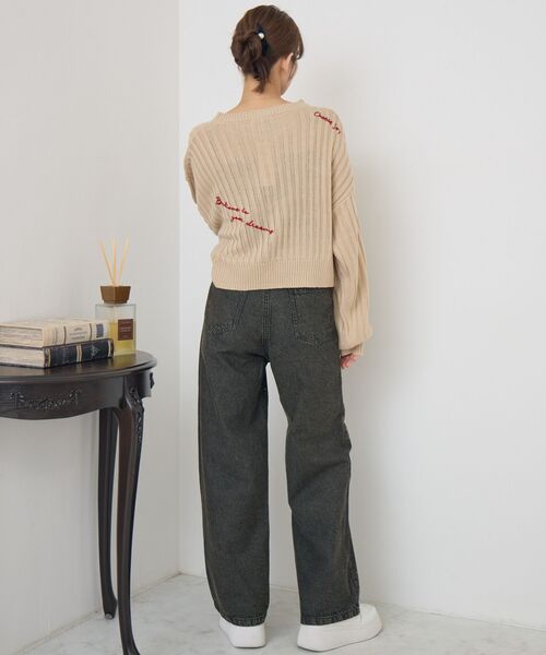 RETRO GIRL(レトロガール)の「ストーンパンツ(デニムパンツ・レディース・ダークブルー/ブルー/ブラック・SMALL/MEDIUM)」の10枚目の写真