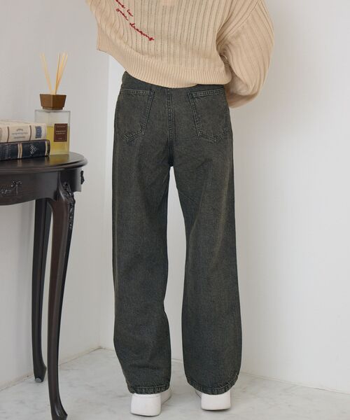 RETRO GIRL(レトロガール)の「ストーンパンツ(デニムパンツ・レディース・ダークブルー/ブルー/ブラック・SMALL/MEDIUM)」の14枚目の写真