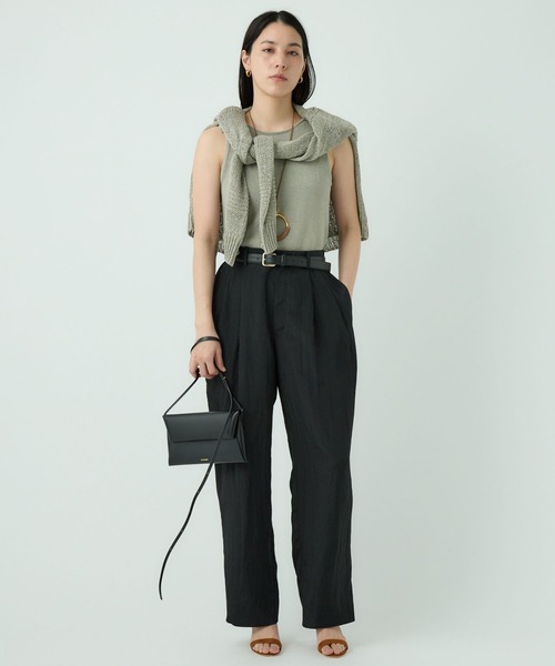 Chaos（カオス）の「Chaos(カオス)/ヴィスナイロンパンツ（その他パンツ・レディース・クリーム/ブラック・38/36）」の12枚目の写真