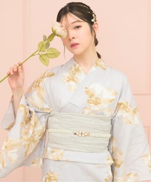 CELEN（セレン）の「【1人で着られる浴衣4点セット】浴衣・兵児帯・腰紐2本《夏恋浴衣》（浴衣）」