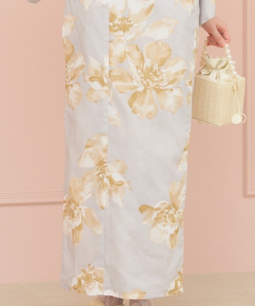 CELEN（セレン）の「【1人で着られる浴衣4点セット】浴衣・兵児帯・腰紐2本《夏恋浴衣》（浴衣・レディース・パープル系/ピンク系1/アイボリー系/ホワイト系/グレー系1/ピンク系2/グレー系2/パープル系2・FREE）」の22枚目の写真