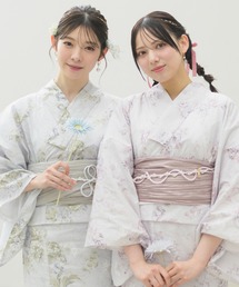 CELEN（セレン）の「【1人で着られる浴衣4点セット】浴衣・兵児帯・腰紐2本《夏恋浴衣》（浴衣）」