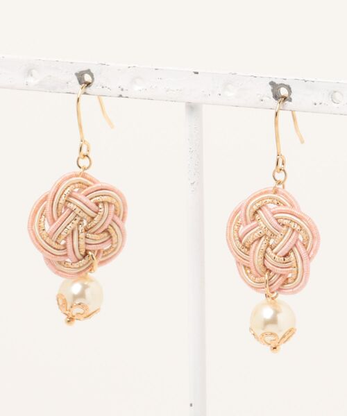 tone（トーン）の「【Shin】[Shin]水引梅結びピアス(MA)（ピアス（両耳用）・レディース・ブラック/レッド/クリーム/ライトグレー/グリーン系その他2/ブラウン系その他/ピンク系その他/ブラック系その他/グレー/ダークグリーン/ホワイト/ブラウン/ベージュ/ブルー系/ブルー系2/パープル/ピンク/サーモンピンク/オレンジ系その他/ピンクベージュ/ホワイト系その他/ブラック系2/ホワイト系/ブルー系3/ピンク系2/ブラック系3/ブルー系4・FREE）」の21枚目の写真