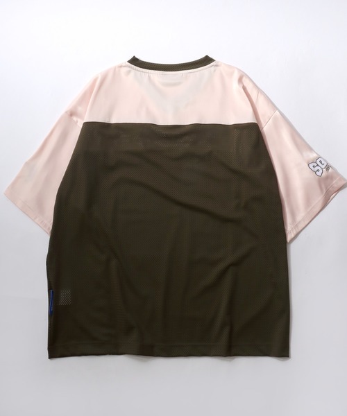 Salong hameu(サロン ハミュー)の「フットボールユニフォームTシャツ/ゲームシャツ メンズ レディース ユニセックス #ブロークコア(Tシャツ/カットソー・メンズ・カーキ/ネイビー/レッド/ブラック・LL/M/L)」の21枚目の写真