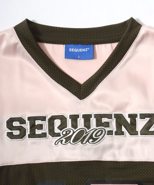 Salong hameu(サロン ハミュー)の「フットボールユニフォームTシャツ/ゲームシャツ メンズ レディース ユニセックス #ブロークコア(Tシャツ/カットソー・メンズ・カーキ/ネイビー/レッド/ブラック・LL/M/L)」の22枚目の写真