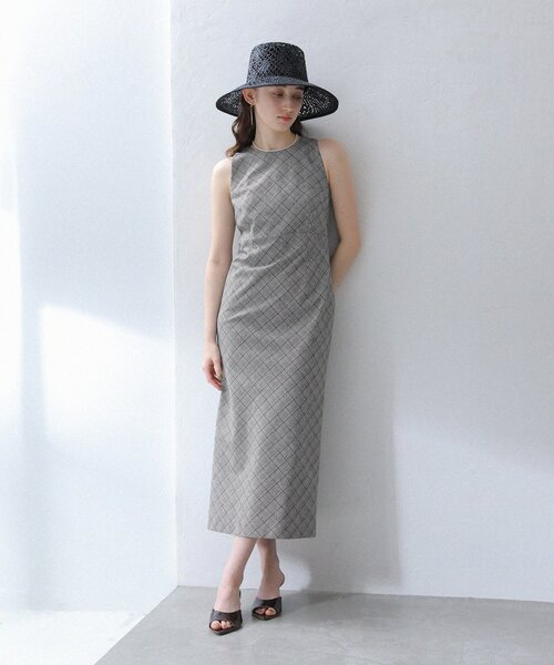 La TOTALITE（ラトータリテ）の「【洗える】バックシャンアイラインワンピース（ワンピース・レディース・ブラック/マルチ/ブルー系その他・36/38）」の22枚目の写真