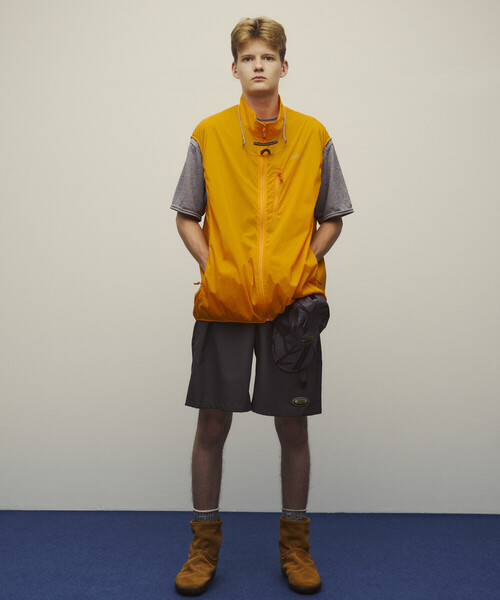 SEDAN ALL-PURPOSE（セダンオールパーパス）の「SEDAN ALL-PURPOSE | Ripstop Light Vest MEN（ナイロンジャケット・メンズ・ブラック/グレー/オレンジ・XL/M/L）」の16枚目の写真