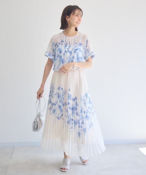 新品　KATHARINE ROSS イマジナリーフラワープリントスカート KATHARINE ROSS スカート 「KATHARINE ROSS」イマジナリー