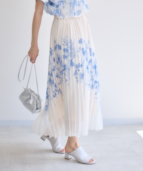 KATHARINE ROSS（キャサリンロス）の「【KATHARINE ROSS】エッチングプリントスカート（スカート・レディース・ブラック/アイボリー・MEDIUM）」の16枚目の写真